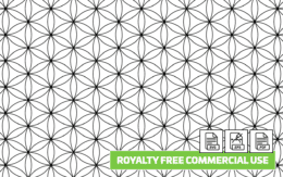 Flower of Life Seamless Pattern - Royalty Free
