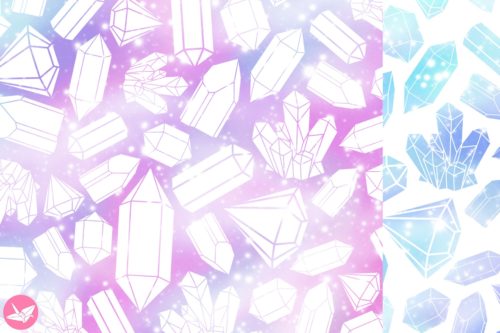 crystal galaxy origami paper 01