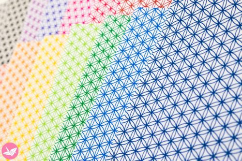 flower of life pattern origami paper pack brights 01