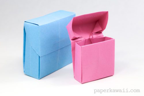 origami flip top box tutorial 03