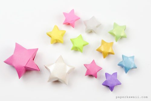 origami lucky star easy tutorial 03
