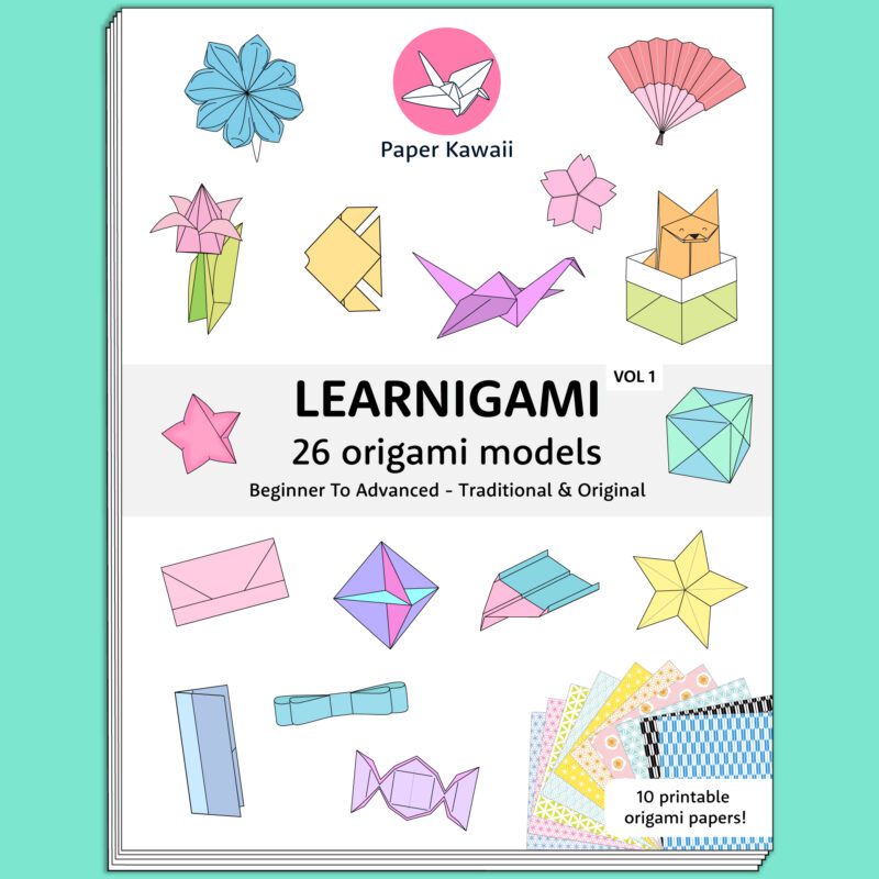 LEARNIGAMI Vol 1 27 Origami Models Ebook Paper Kawaii