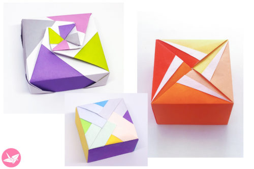 learnigami modular origami boxes paper kawaii 04