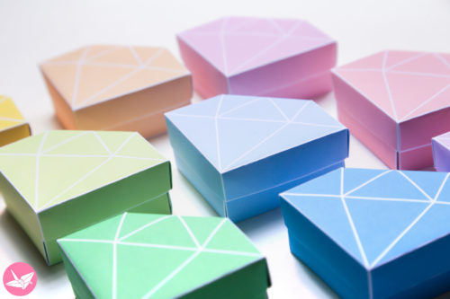 origami diamond box diagram paper kawaii 02