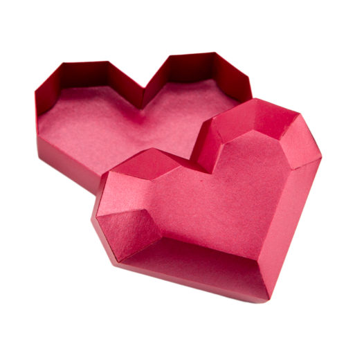 paper heart box template 00