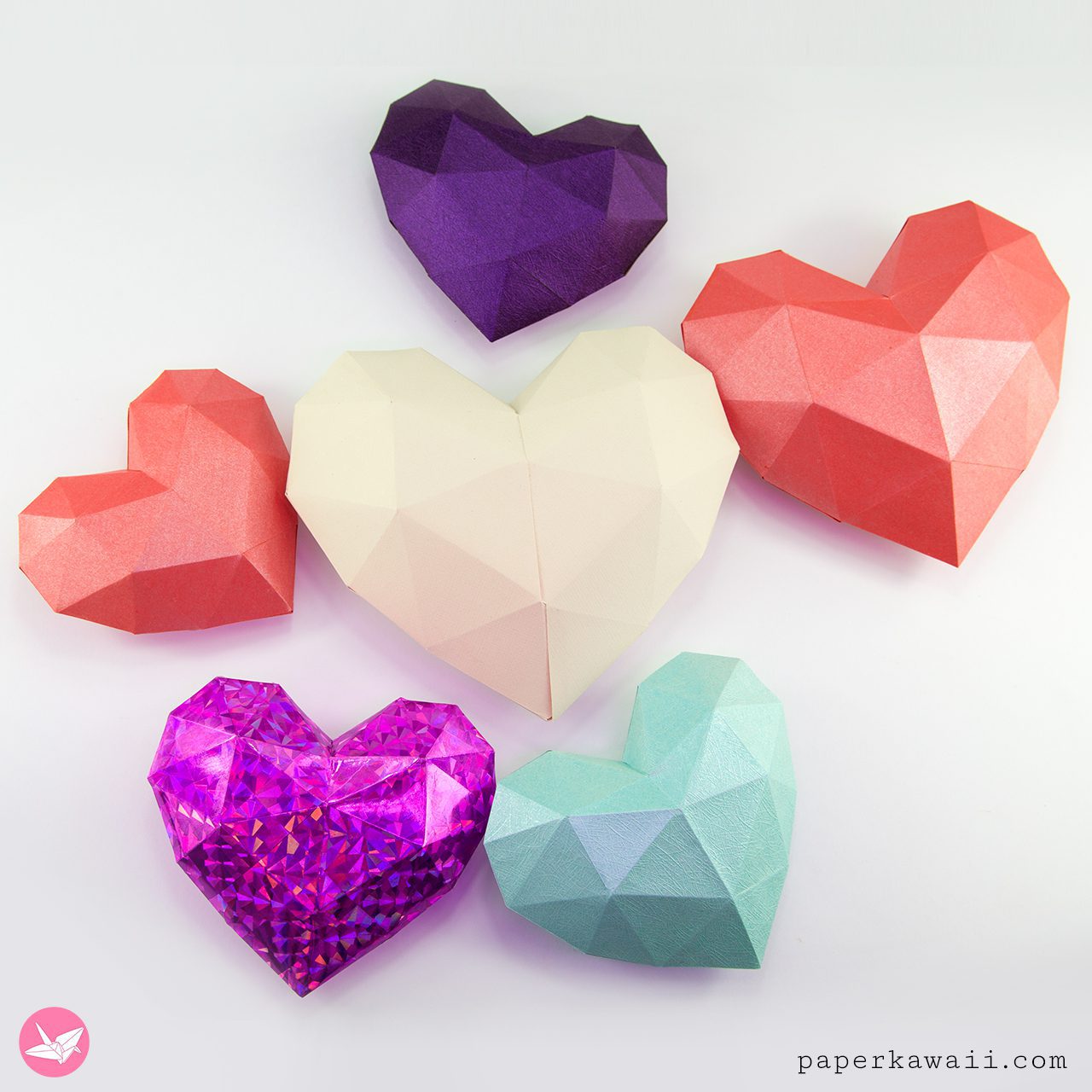 Printable 3d Heart Template Printable Word Searches