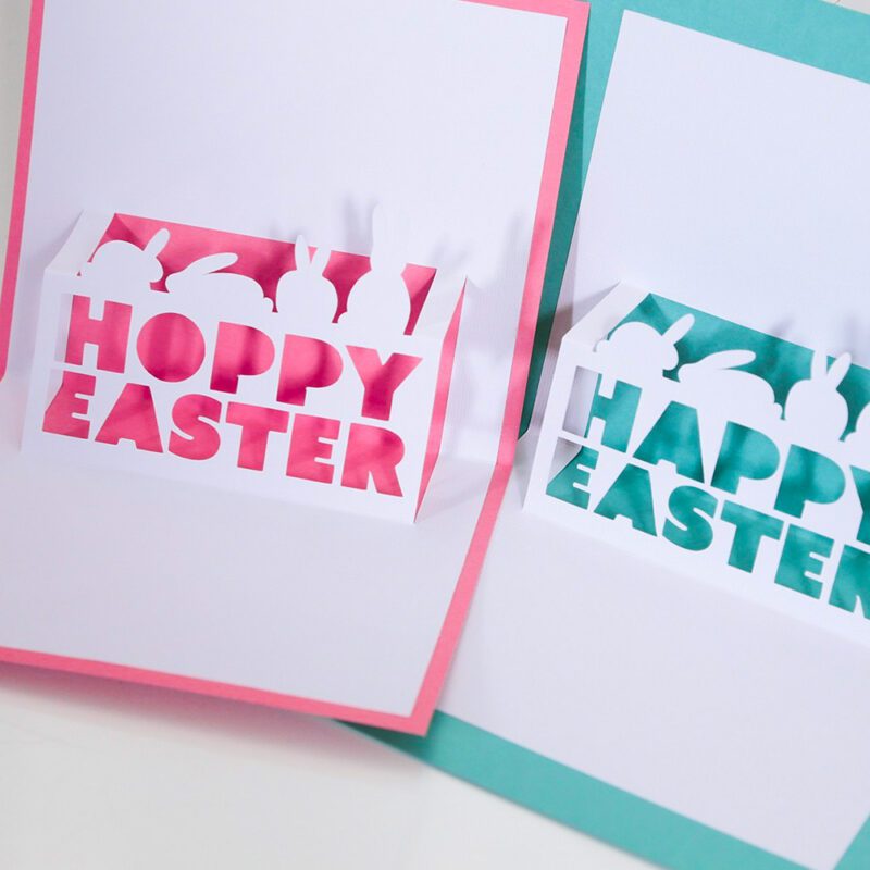 happy easter pop up template