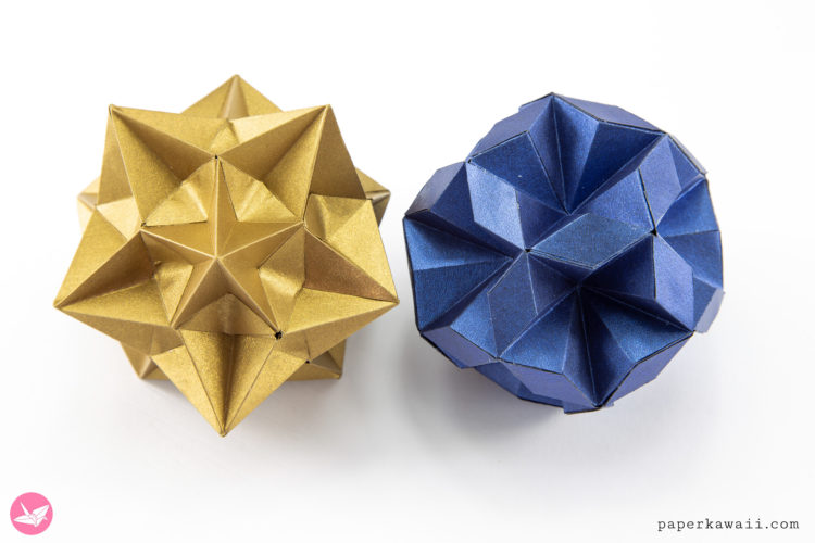 concave icosahedron paper kawaii 01