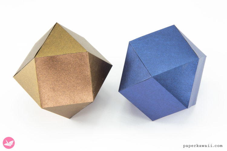 cuboctahedron paper kawaii 01