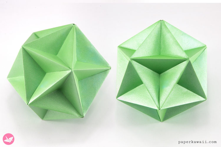 great dodecahedron paper kawaii 01