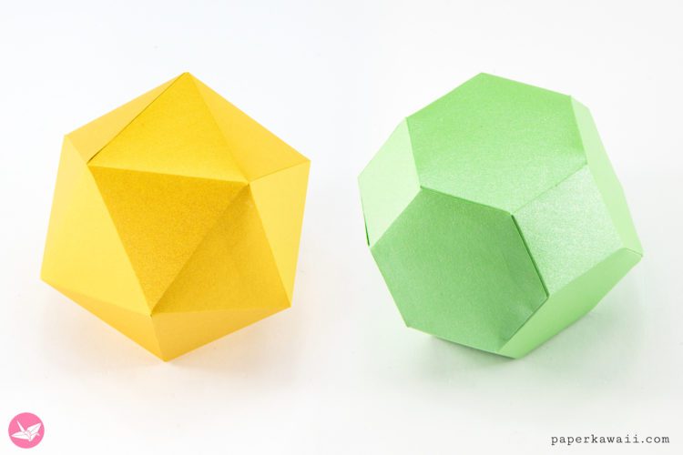 snub octahedron icosahedron paper kawaii