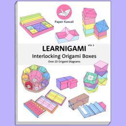 LEARNIGAMI Vol 3 Interlocking Origami Boxes Ebook Paper Kawaii