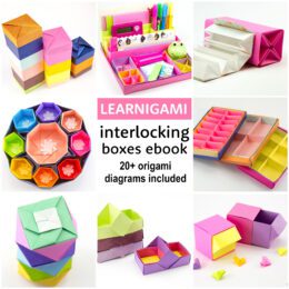 LEARNIGAMI - Interlocking Origami Boxes E-book