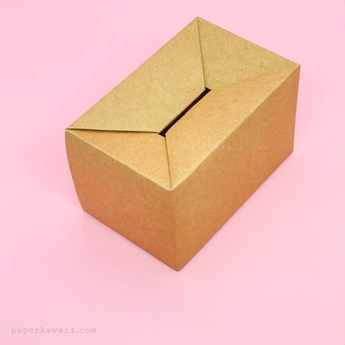 origami tissue box money ballot box diagram paper kawaii 02