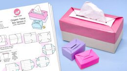 Origami Tissue Box / Coin Bank Diagram V2