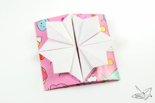 origami pop up envelope box paperkawaii
